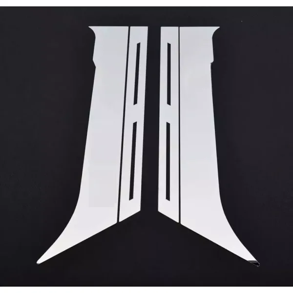 High Quality Stainless Steel Door Pillar Covers for DAF FL FH – Set of 4  pcs Polished Door Decorations. FREE Delivery for UK and Europe!
