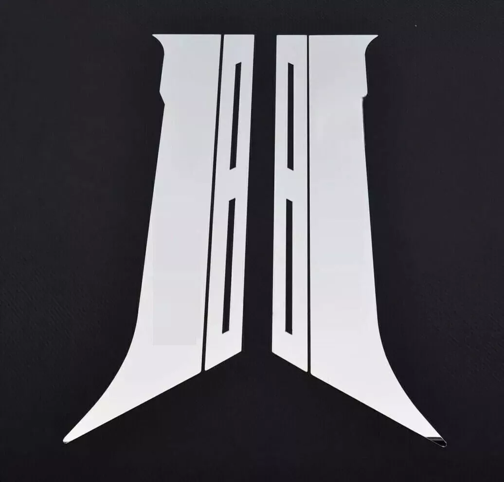 High Quality Stainless Steel Door Pillar Covers for DAF LF Trucks - Set of 4 pcs Polished Decorative Badges. FREE Delivery for UK and Europe!