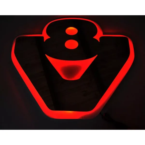 High Quality 24V Neon-Style Glow V8 Cabin Sign Light for SCANIA Red LED Interior Panel. FREE Delivery for UK and Europe! Fit for Scania trucks!