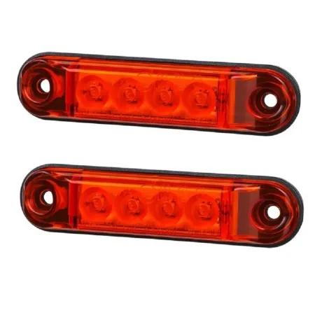 Red Rear Marker Lights 12V-24V Ardillion