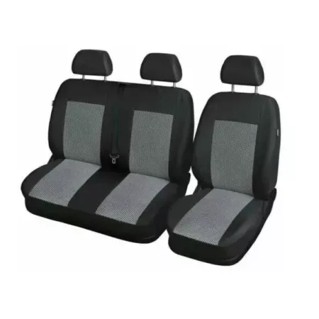 Quality 3 pcs Set of Seat Covers for Iveco Daily & Fiat Ducato, 1+2 Front Set, LHD, Tailored Fit. FREE Delivery for UK and Europe!
