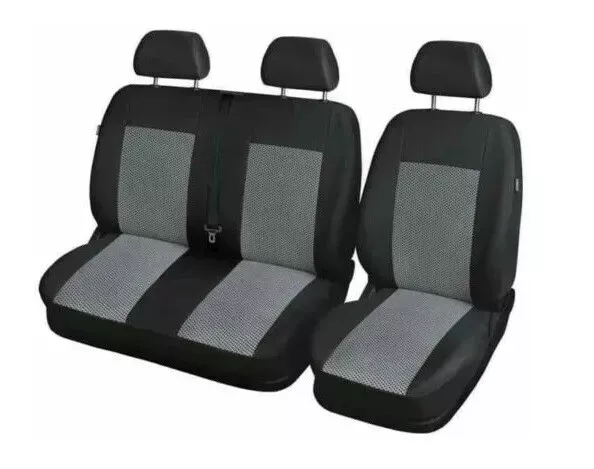 Quality 3 pcs Set of Seat Covers for Iveco Daily & Fiat Ducato, 1+2 Front Set, LHD, Tailored Fit. FREE Delivery for UK and Europe!