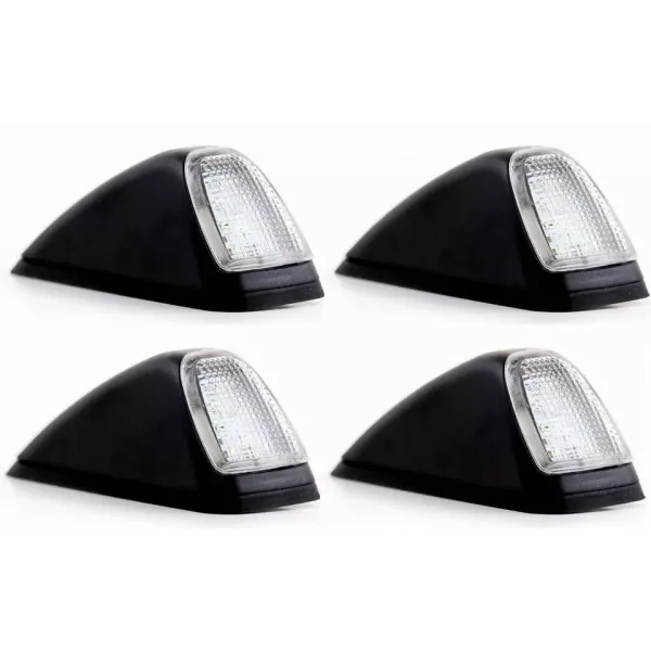 High Quality Ice Blue Cabin Roof Marker Lights - 4 pcs Cab LED Marker Lamps for MERCEDES ATEGO, ACTROS, AXOR (24V). FREE Delivery!