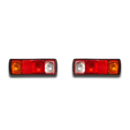 High Quality Rear Tail Lights Bulb for Trucks, Trailers & Caravans 24V - 12V, Waterproof, Set of 2 Lights. FREE Delivery for UK and Europe!