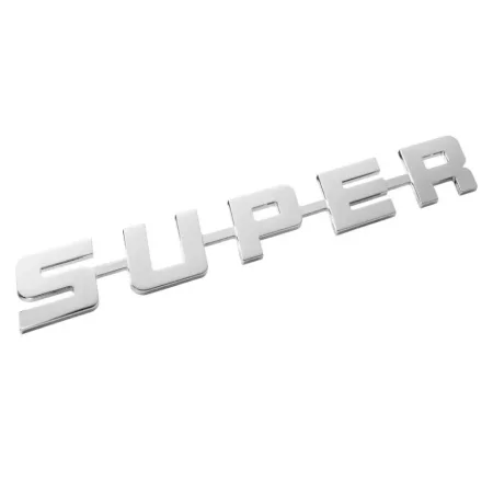 Stainless Steel Front Decoration SUPER sign for Scania DAF MAN Mercedes Volvo