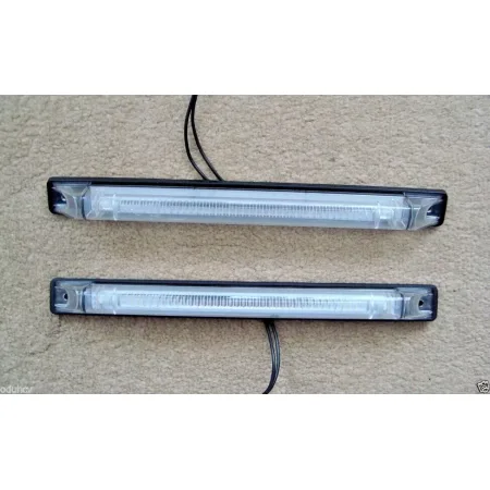 White Marker Lights – 2 pcs LED Rear/Tail Outline Marker Lights (E-marked & ECE-Approved) 12V-24V