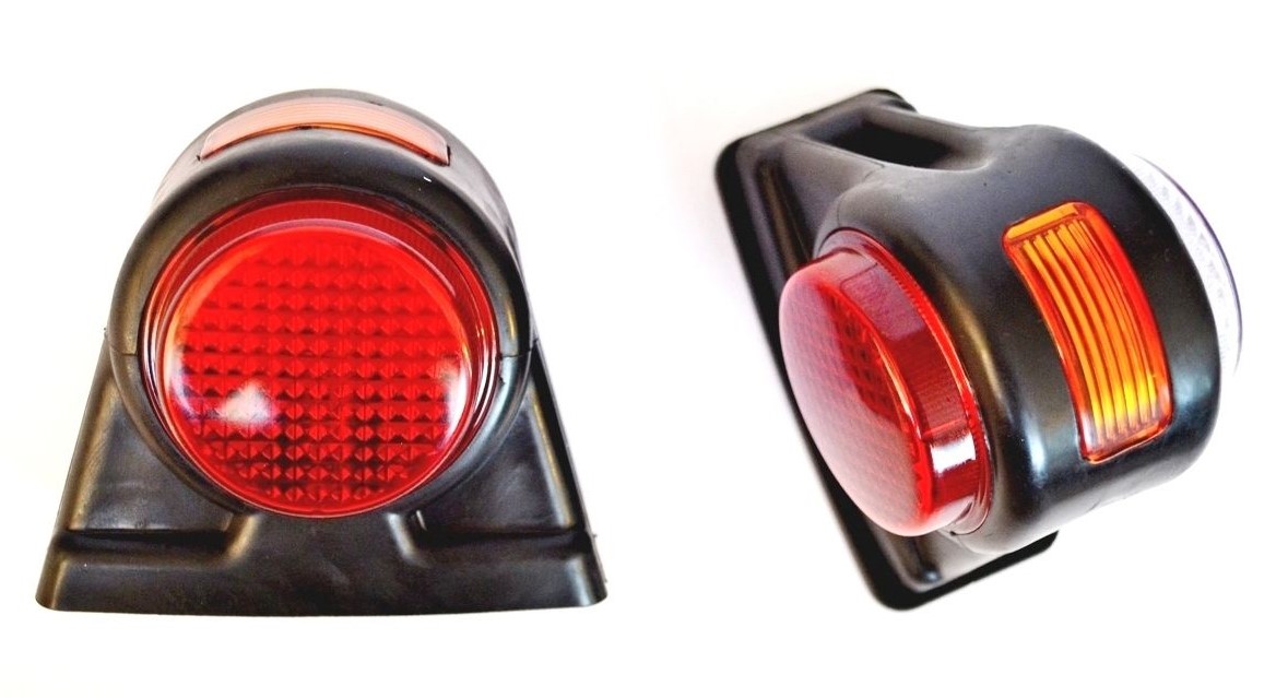 High Quality Bulb Side Marker Lights – 1 Pair (Left & Right) for Trucks, Trailers, Buses, etc. (12V-24V). FREE Delivery for UK Mainland!