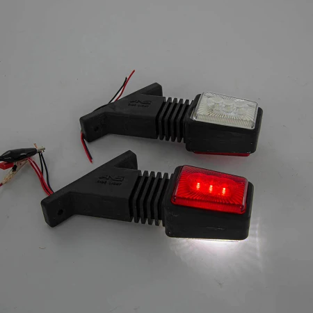 High Quality LED Side Marker Lights - 2x 12V LED Marker Lights (Left & Right), Shockproof, Waterproof, Long-Lasting. FREE UK Delivery!
