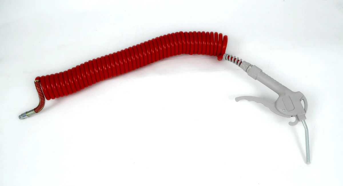 Air Duster Blow Gun Kit for Mercedes Actros Euro 5 – 5m Coiled Hose, Chrome Plated Nozzle, 10KG Max Pressure