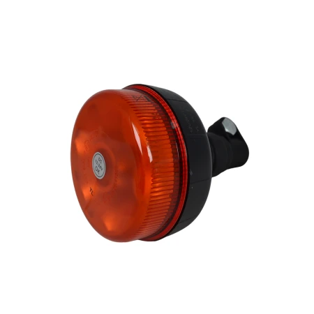 Orange LED Warning Beacon – 12V - 24V Emergency Beacon Lamp for Stand Mount | 36W, IP67 Waterproof