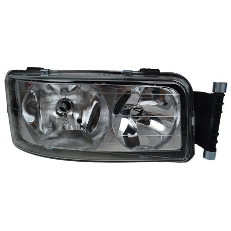 Right Headlight for MAN TGA / TGL / Lion 2003-2009 – Levelling Motor, E-marked, No Bulb or Socket Included