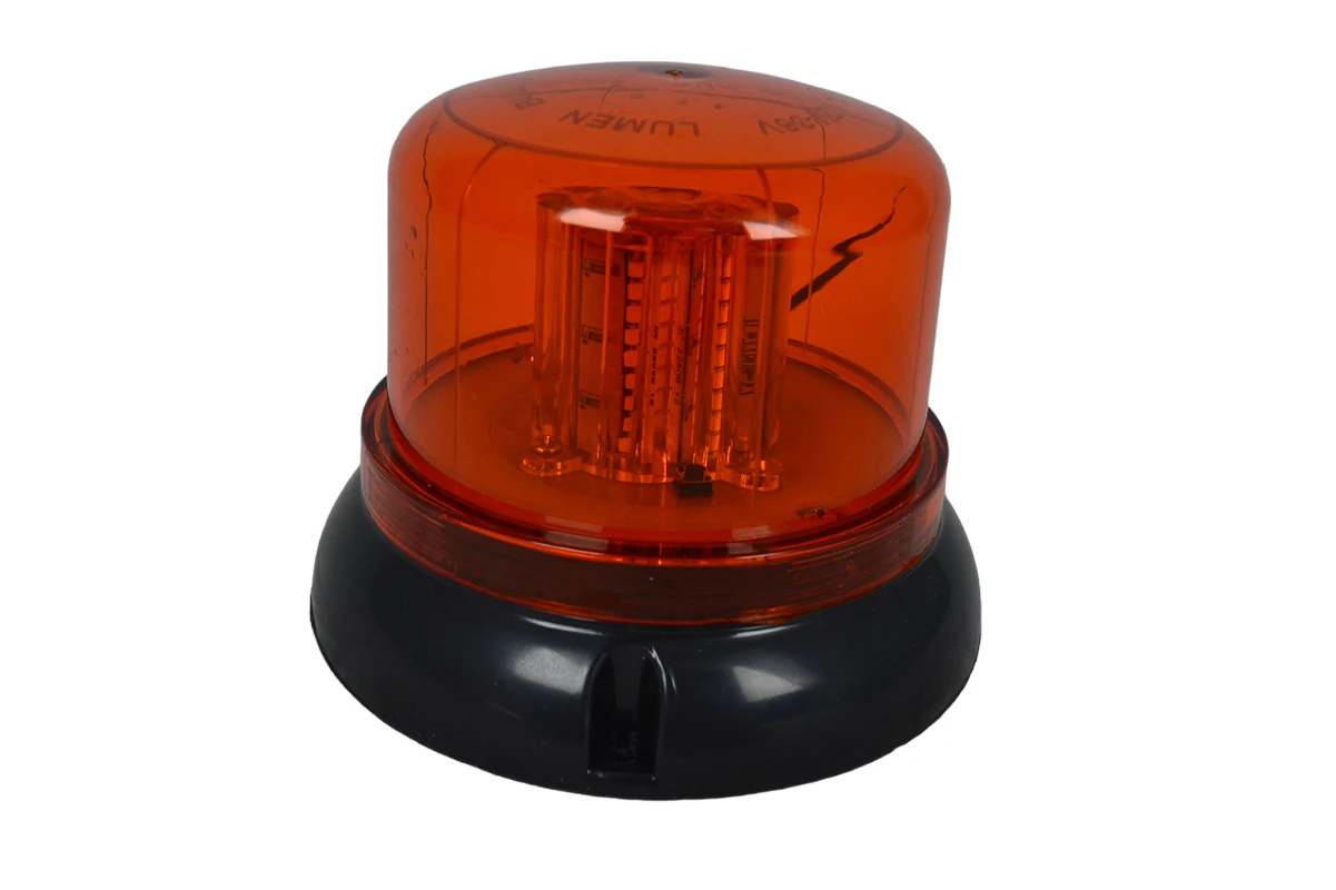 Amber LED Warning Beacon Light – 12-36V Emergency Beacon Lamp for Trucks, Vans, Lorries, and Tractors