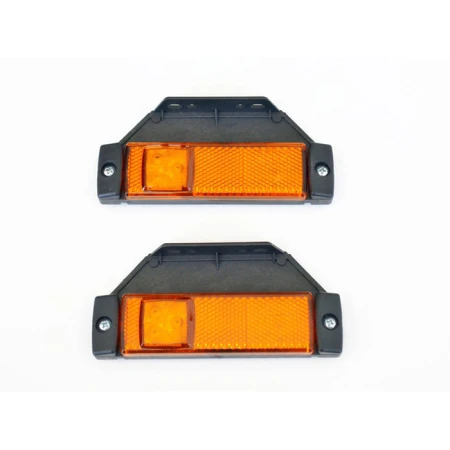 High Quality Side Amber Marker Lights - 6 pcs SMD LED, Waterproof, E-Marked, CE Approved, 12V & 24V. FREE Delivery for UK mainland!