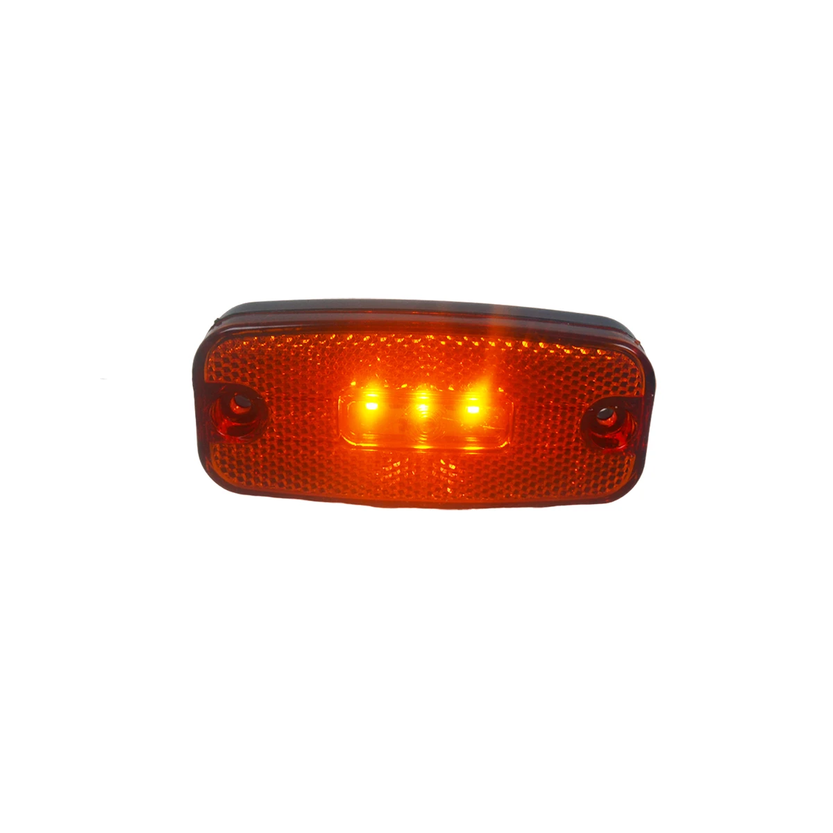10x 24V Orange LED Space Indicator Lights – Amber Side Marker For Truck, DAF, MAN – Rear Position