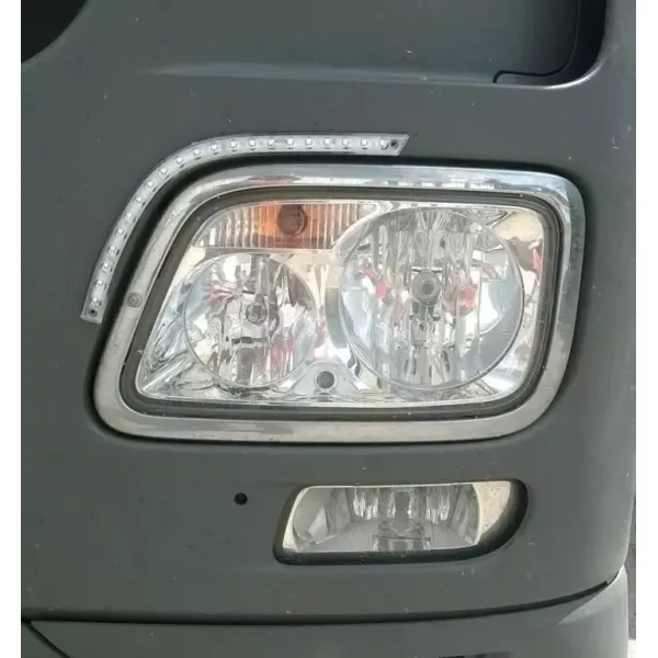 High Quality LED DRL Indicators - 2x Unique Blue 24V LED Day time running Lights for Mercedes Axor Lorry. FREE Delivery for UK mainland.