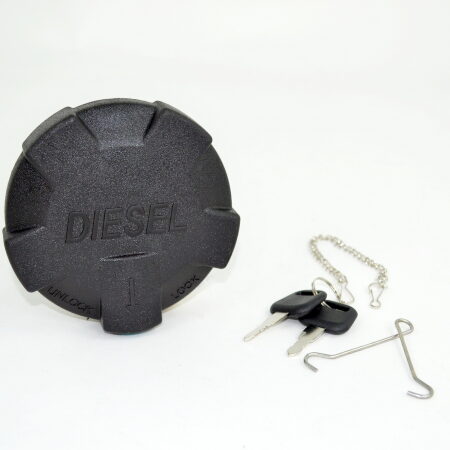 High Quality Locking Diesel Fuel Tank Cap with 2 Keys, Fits 80mm Neck for Volvo FH 4/12 FL FM. OEM Ref 1687523, 7485132554, 5001865160.