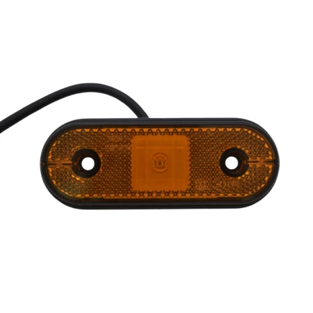 4 pcs Amber LED Reflective Side Marker Lights 12V 24V Truck Lorry Minivan Bus Trailer 4x4