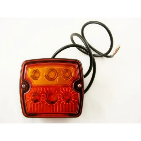 LED Rear Tail Lights for Caravan, Motorhome, and Trailer - E-marked, CE-approved, 12V-24V, Fully MOT Compliant, Durable ABS