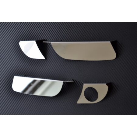 Door Handle Covers for Volvo Trucks VI Series, FH4 (2013-2020) – 4 pcs Mirror Polished Stainless Steel Decoration Set