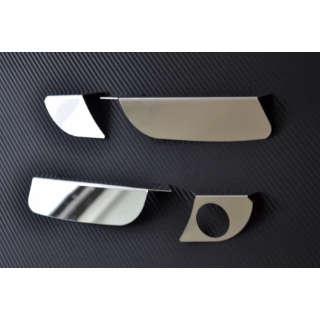 Door Handle Covers for Volvo Trucks VI Series, FH4 (2013-2020) – 4 pcs Mirror Polished Stainless Steel Decoration Set