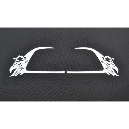 Mirror Polished Stainless Steel Door Handle Decorations for Scania Nextgen R S P 2016+ Trucks - Set of 2 pcs