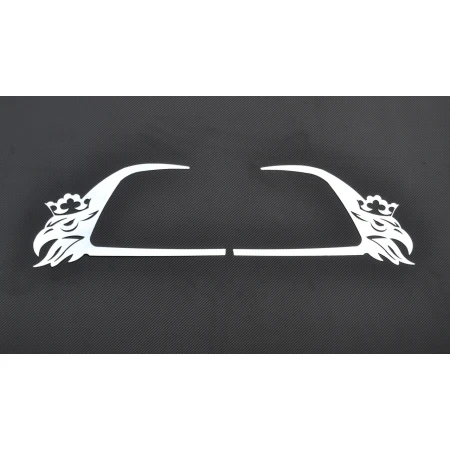 Mirror Polished Stainless Steel Door Handle Decorations for Scania Nextgen R S P 2016+ Trucks - Set of 2 pcs