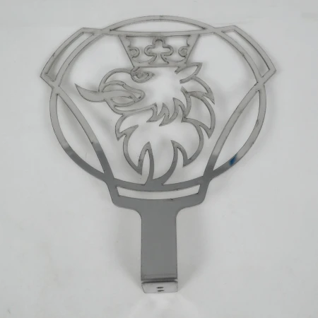 Stainless Steel Lollipop Decoration for R/L/P/G/S Series Trucks - Front Dashboard Accessory with Griffin Design
