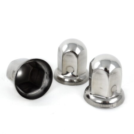 High Quality 20 PCS 33mm Long Lug Nut Covers, Stainless Steel Wheel Nut Bolt Caps for Truck, Lorry, Trailer. FREE Delivery for UK and Europe.