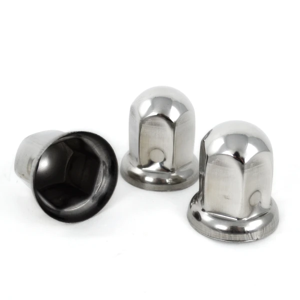 High Quality 20 PCS 33mm Long Lug Nut Covers, Stainless Steel Wheel Nut Bolt Caps for Truck, Lorry, Trailer. FREE Delivery for UK and Europe.