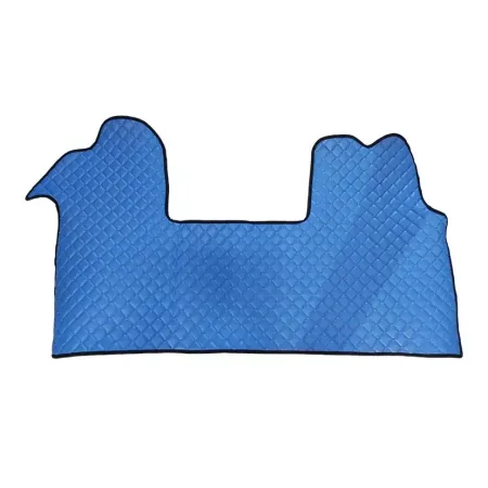for Renault Master 3 2010+ Opel Movano B Eco Leather Floor Mats Blue color