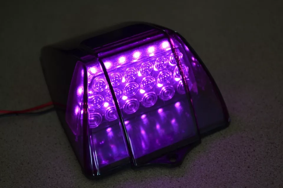 High Quality Roof Purple Marker Lights - 2 Pcs LED Front Position Lamps for 12V-24V Vehicles- Truck Lorry Van. FREE Delivery for UK mainland!