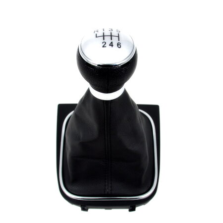 6-Speed Gear Shift Knob+Gaiter+Base for VW Golf MK5