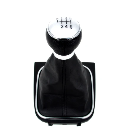 6-Speed Gear Shift Knob+Gaiter+Base for VW Golf MK5