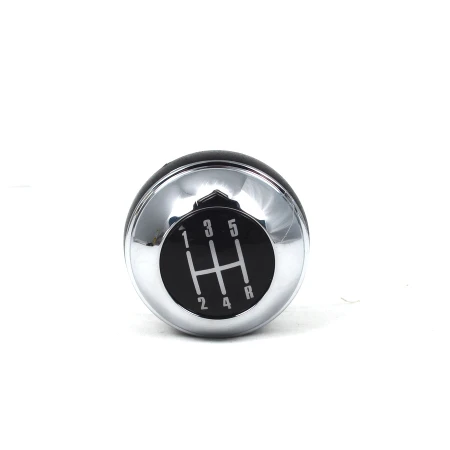 Gear Shift Knob for MINI Cooper R50 R52 | 5-Speed + Reverse | Black & Silver | OEM-Style Aftermarket Replacement
