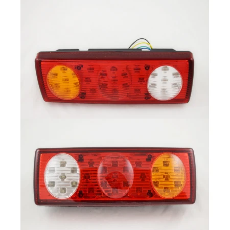 2 pcs LED Rear Tail Lights for Trucks, Trailers & Lorries - 24V, 4 Functions, Easy Installation, 27 LEDs
