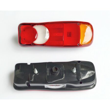 2 pcs Bulb Rear Tail Lights - 12V - 24V Recovery Tail Lamps with 5 Functions for 12-24V Vehicles