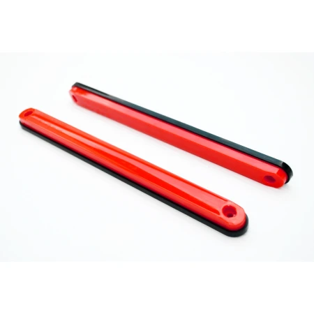 High Quality 2 pcs Rear Marker Lights – Long Red LED Neon Style, Waterproof IP67, 12V - 24V, Universal Fit. FREE Delivery for UK mainland!