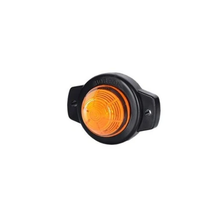 2 pcs 12V-24V Amber LED Outline Side Marker Lights Lamps Truck Lorry Camper Tractor Boat