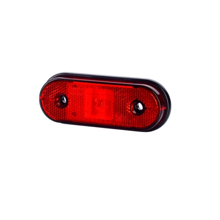 2 pcs 12V 24V Outline LED Red Tail Marker Lights E-marked Truck Lorry Van Bus Camper Caravan