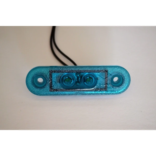 Kelsa Bars Marker Lights – Blue LED Side Marker Lights, E-marked, CE-approved, 12V-24V
