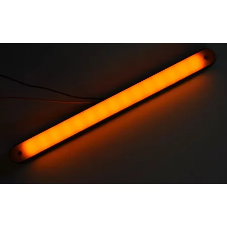 High Quality 2 pcs Amber Side Marker Lights – LED Neon Style, Waterproof IP67, 12V - 24V, Universal Fit. FREE Delivery for UK mainland!