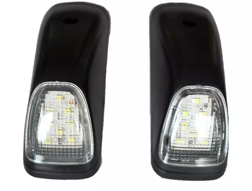 High Quality LED Roof Marker Lights – 2 pcs White LED Cab Front Lamps for Mercedes Atego, Actros, Axor (24V). FREE Delivery for UK mainland