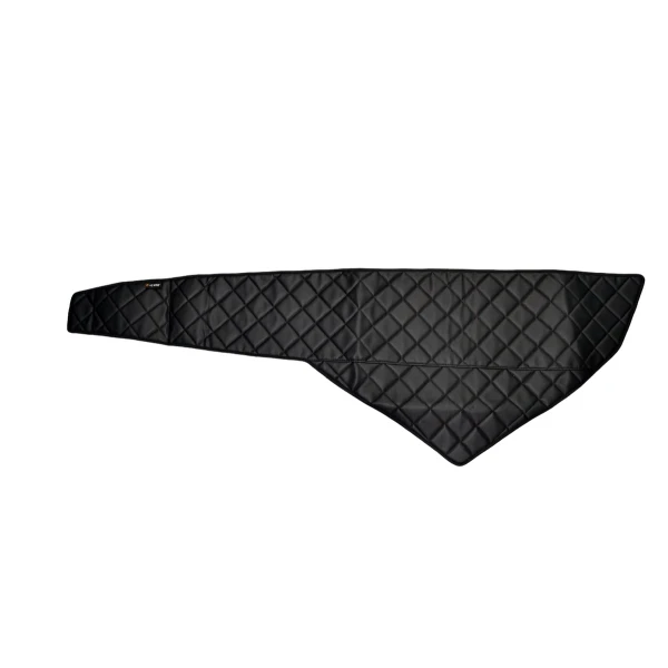 Black Eco Leather Dashboard Mats for FORD F-MAX 2018+ Right Hand Drive
