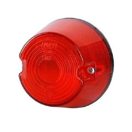 2 pcs Round Red Rear Side Marker Lights Lamps 12V - 24V Truck Van Lorry Bus Camper Motorhome
