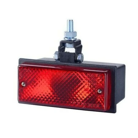 Brand New Rear Tail Fog Light - E-marked, CE-Approved, 12V-24V Compatible, ABS Plastic Housing, Universal Fit