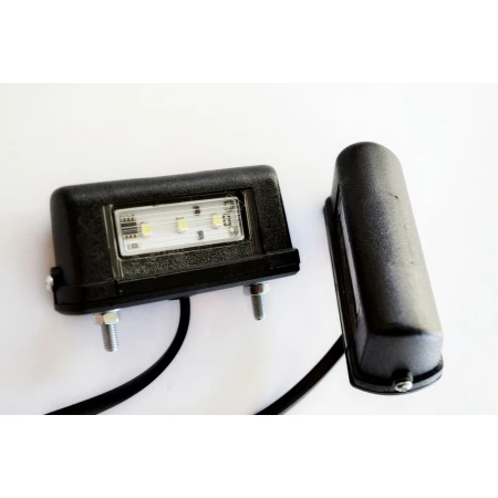 2 pcs LED Number Plate Lights – E-marked, CE-approved, 12V-24V, Waterproof, MOT Compliant 