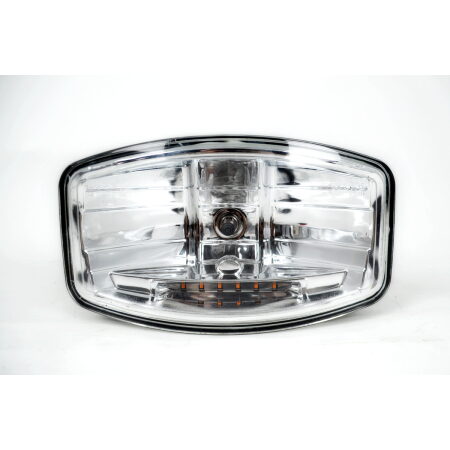 4 pcs LED Driving Lights Halogen High Beams & Amber LED position lights. ECE approved, IP67 waterproof, 24V.