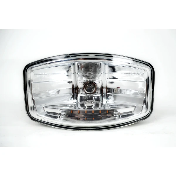 4 pcs LED Driving Lights Halogen High Beams & Amber LED position lights. ECE approved, IP67 waterproof, 24V.