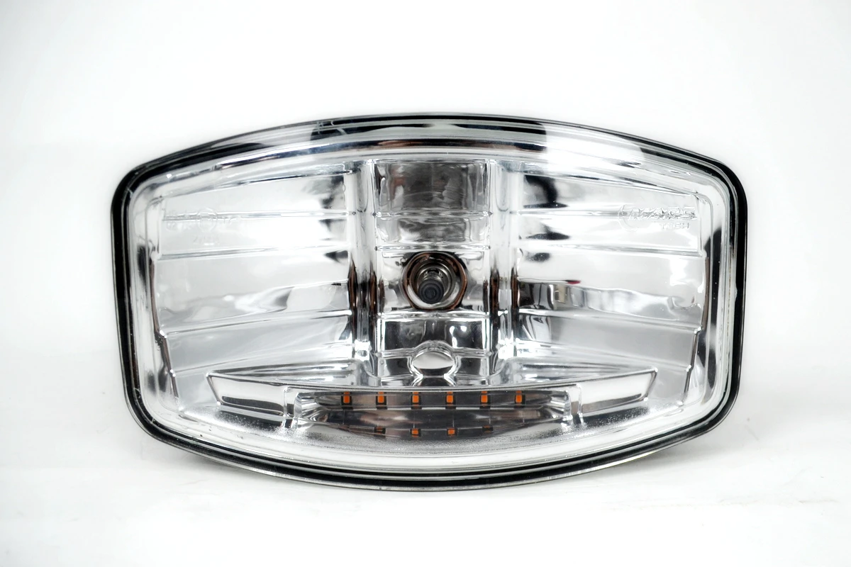 4 pcs LED Driving Lights Halogen High Beams & Amber LED position lights. ECE approved, IP67 waterproof, 24V.