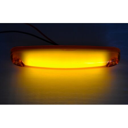 10 LED Orange Neon Amber Marker Lights 12V-24V Amber Lamps Truck Trailer Lorry Van